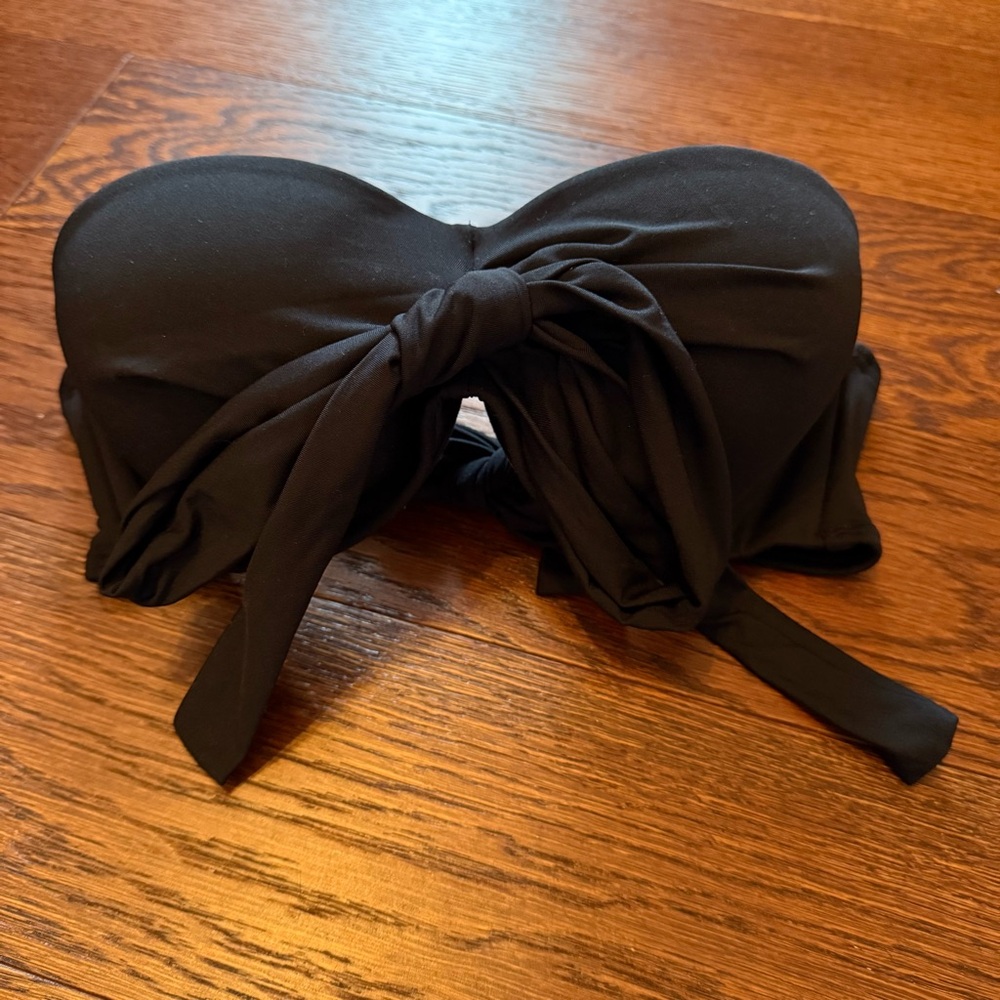 Black Swim Top
(Can be tied in multiple ways) - Picture 1 of 4